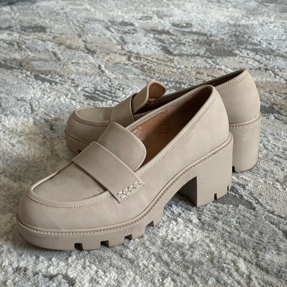 Dolce Vita Loafer Heels - Picture 1 of 2